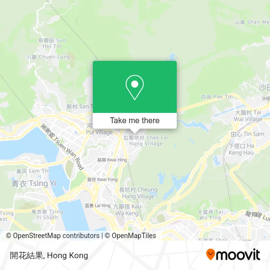 開花結果 map