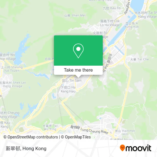 新翠邨地圖