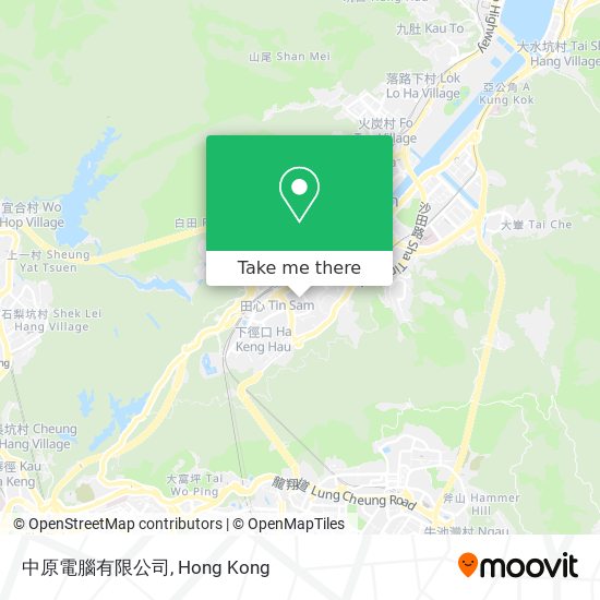 中原電腦有限公司 map