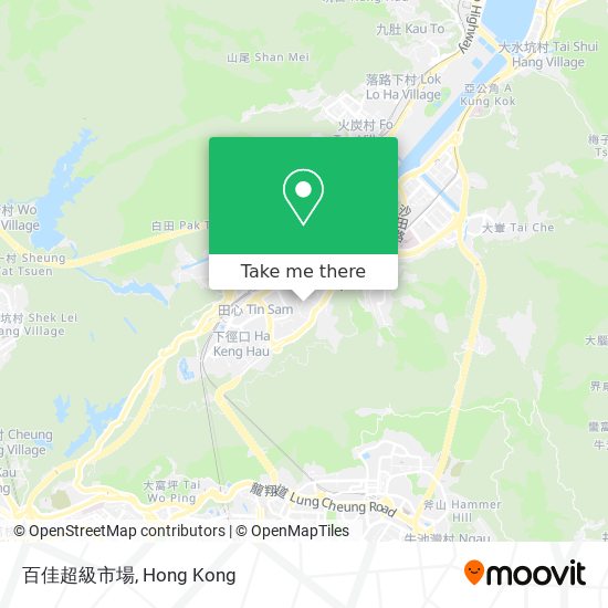 百佳超級市場 map