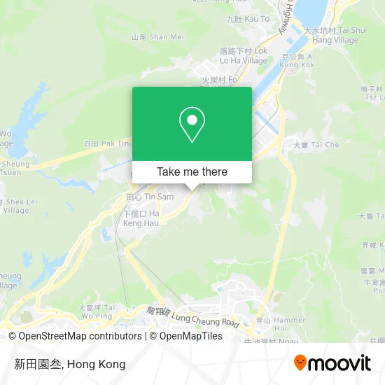 新田園叁地圖