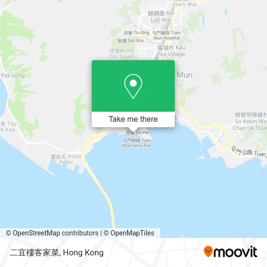 二宜樓客家菜地圖