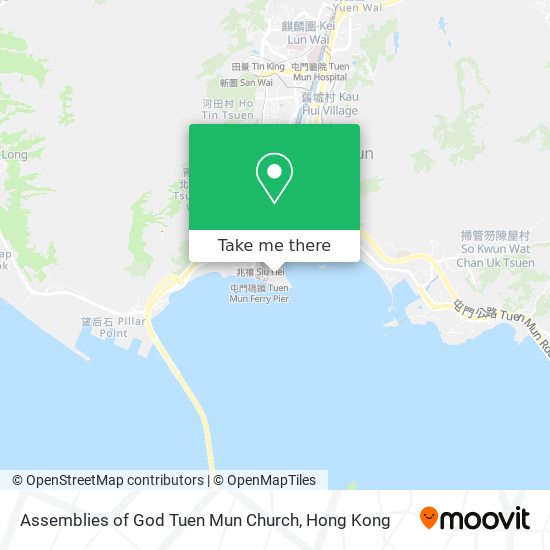 Assemblies of God Tuen Mun Church map