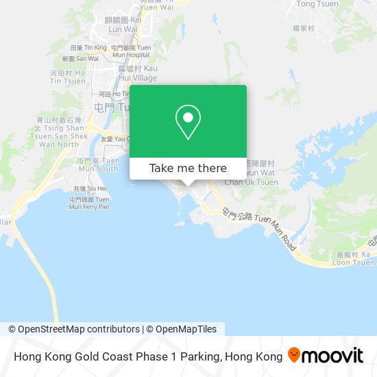 Hong Kong Gold Coast Phase 1 Parking map