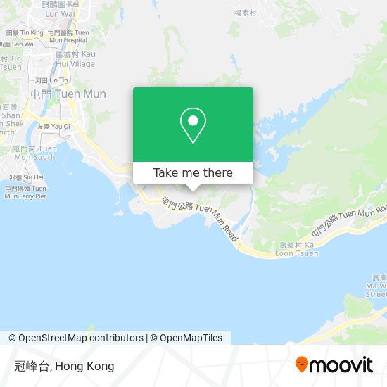 冠峰台 map