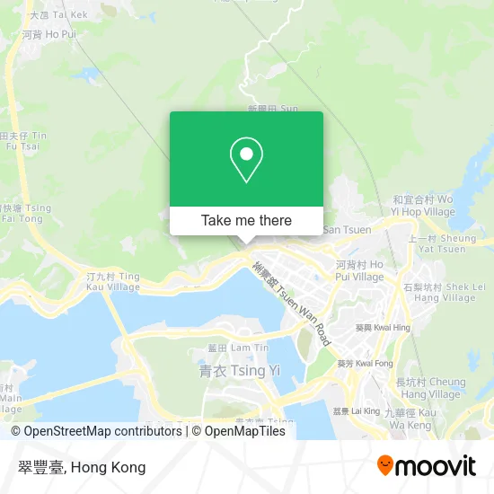 翠豐臺地圖