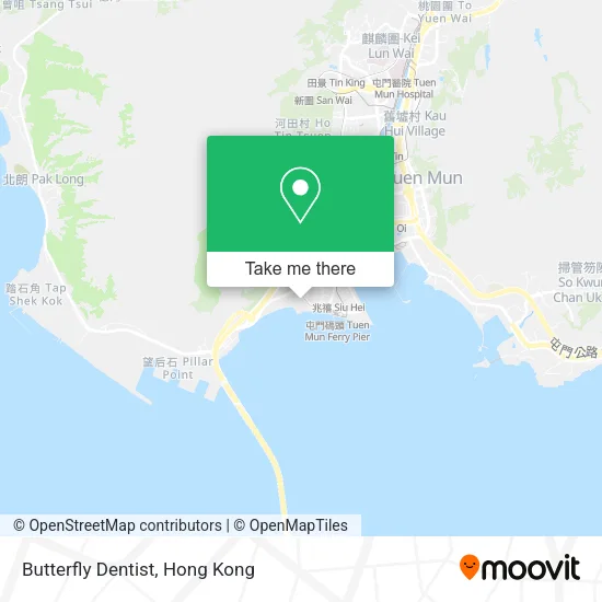 Butterfly Dentist map