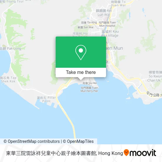 東華三院雷詠祥兒童中心親子繪本圖書館地圖