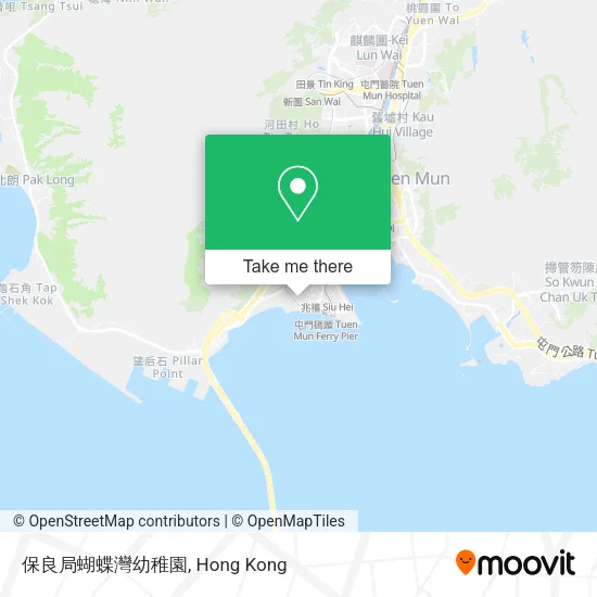 保良局蝴蝶灣幼稚園地圖