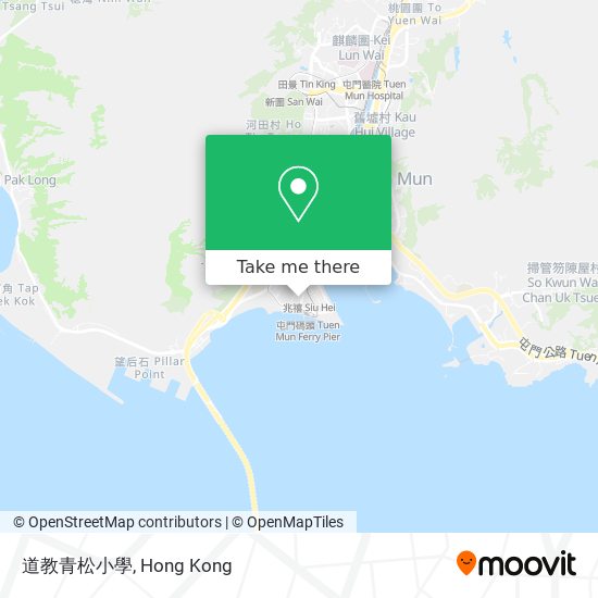 道教青松小學 map