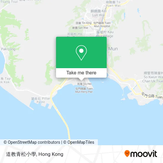 道教青松小學 map