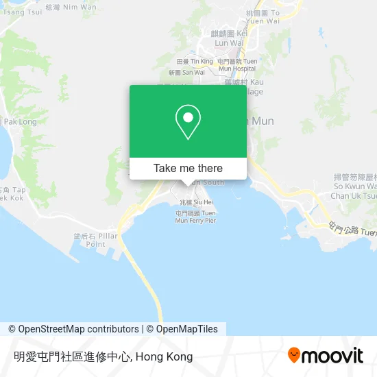 明愛屯門社區進修中心地圖