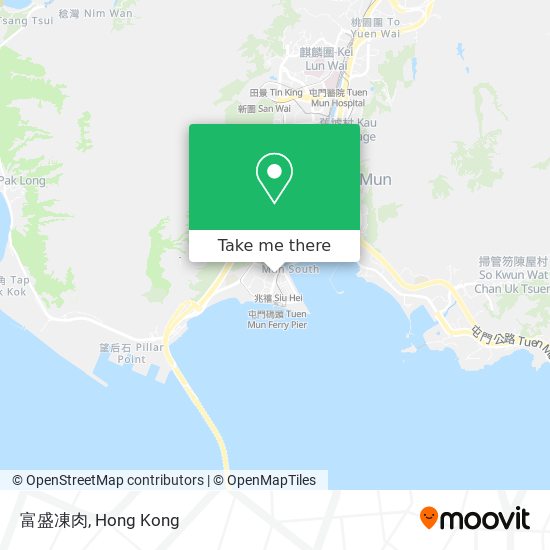 富盛凍肉 map