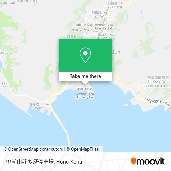 悅湖山莊多層停車場 map