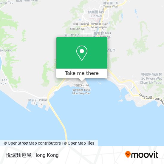 悅爐麵包屋 map