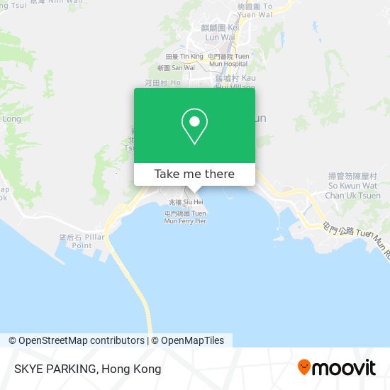 SKYE PARKING map