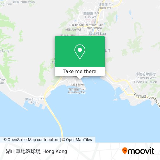 湖山草地滾球場 map