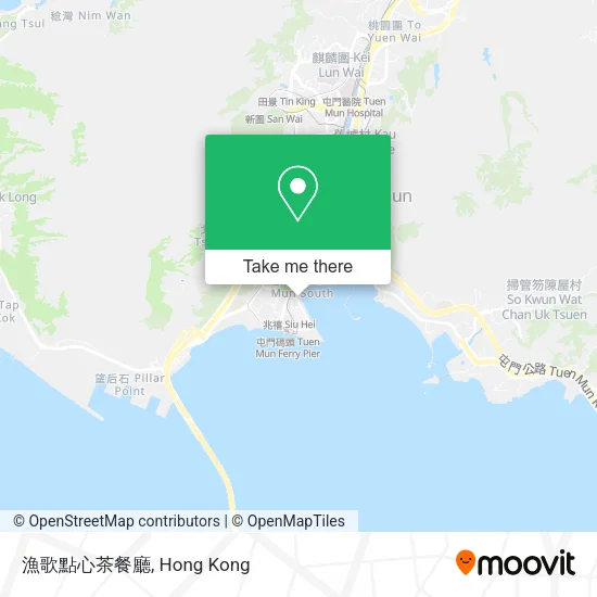 漁歌點心茶餐廳地圖