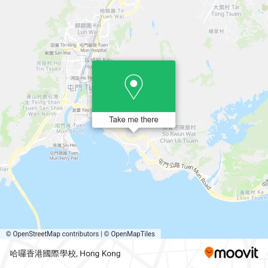 哈囉香港國際學校地圖