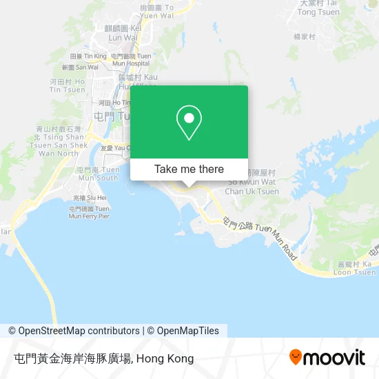 屯門黃金海岸海豚廣場地圖