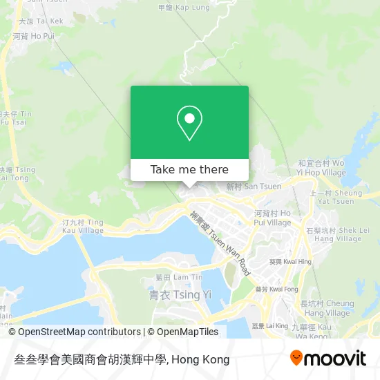 叁叁學會美國商會胡漢輝中學 map