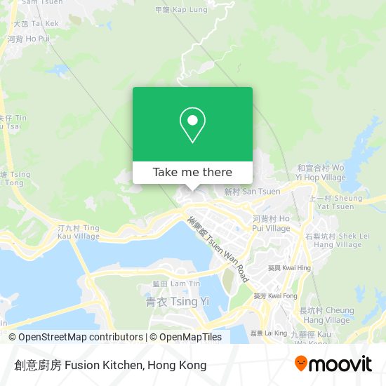 創意廚房 Fusion Kitchen map