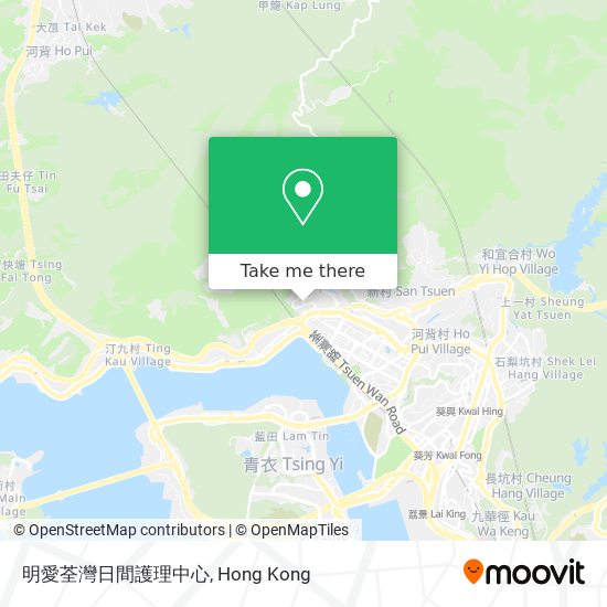 明愛荃灣日間護理中心 map