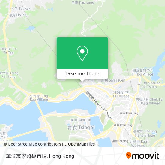 華潤萬家超級市場 map