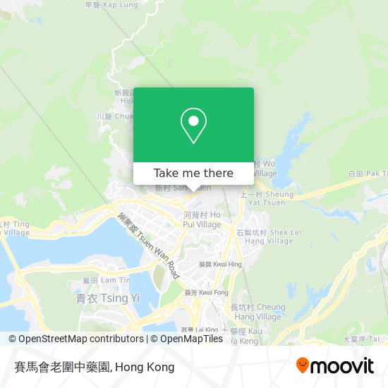 賽馬會老圍中藥園 map