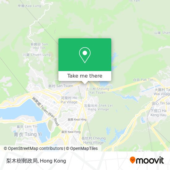梨木樹郵政局地圖