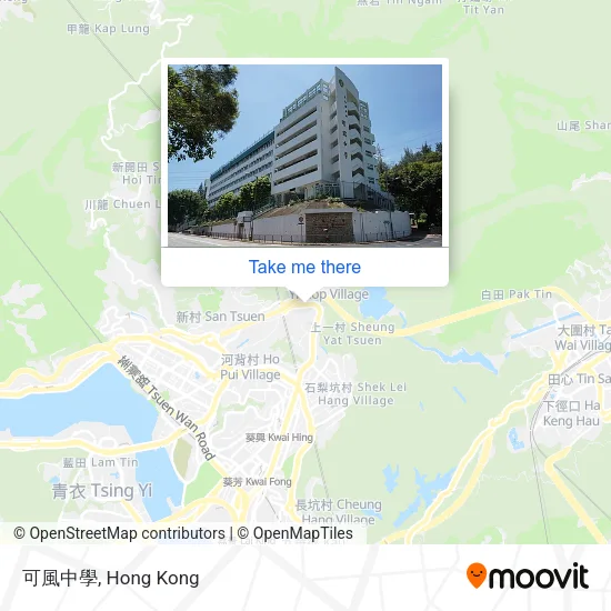 可風中學地圖