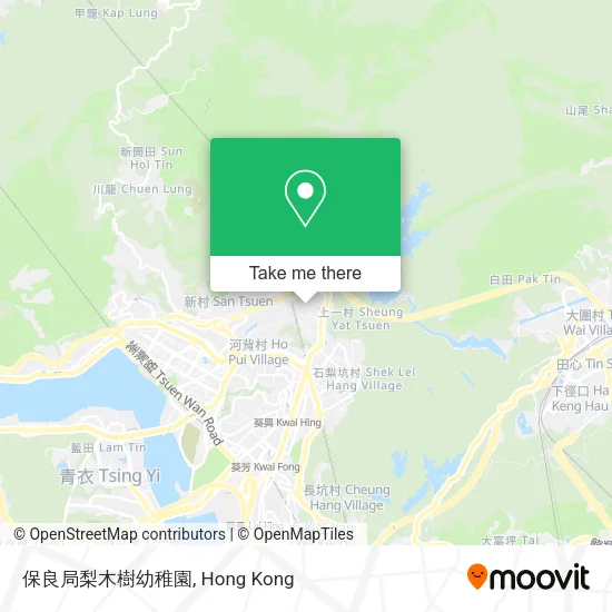 保良局梨木樹幼稚園地圖