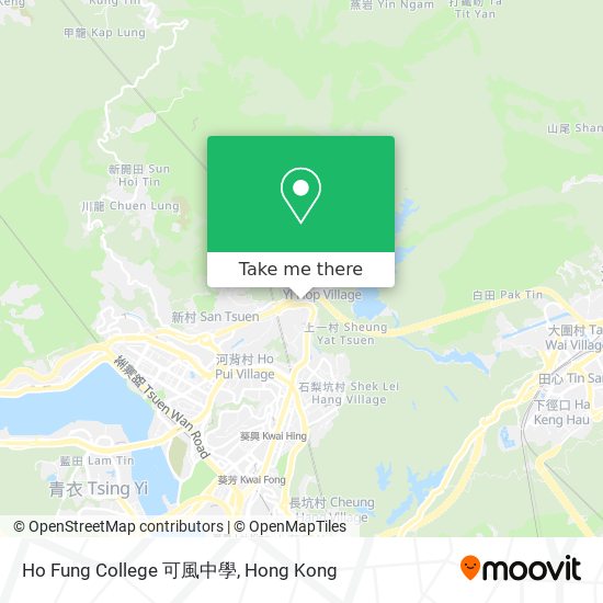 Ho Fung College 可風中學 map