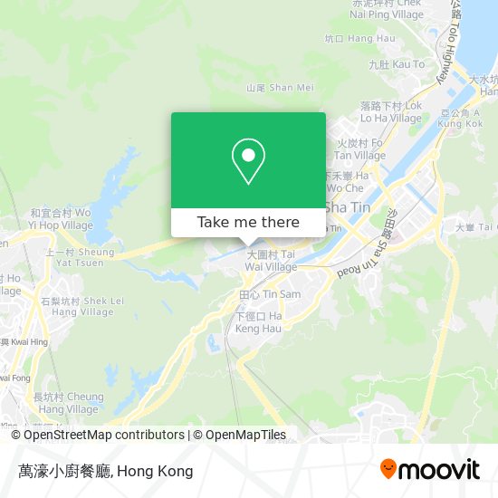 萬濠小廚餐廳 map