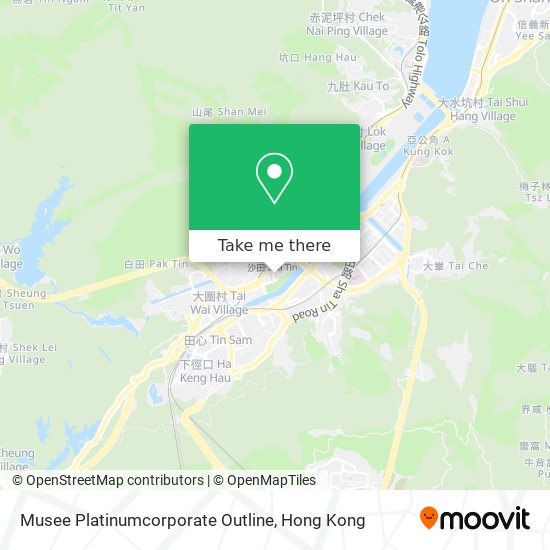 Musee Platinumcorporate Outline map