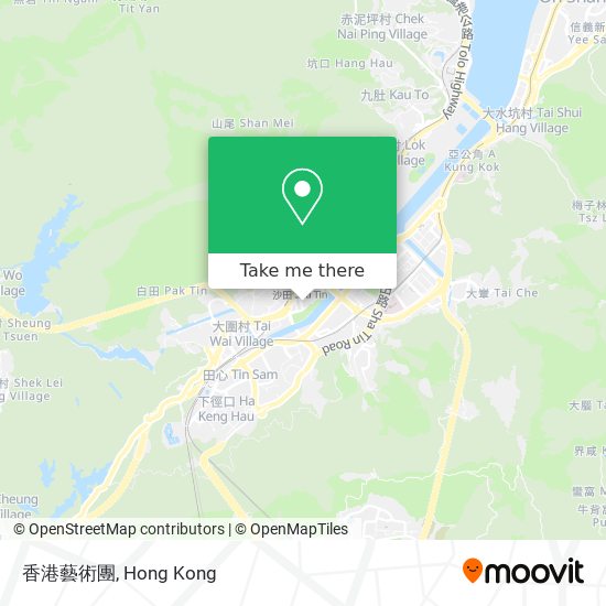 香港藝術團 map