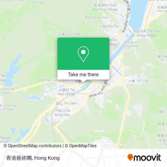 香港藝術團地圖