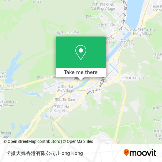 卡撒天嬌香港有限公司 map