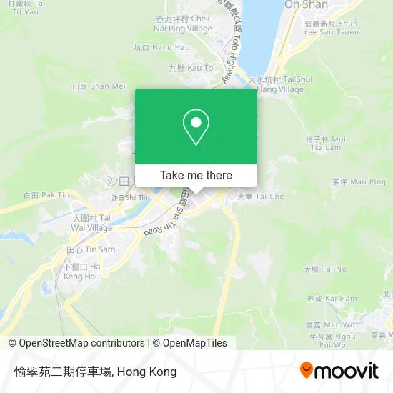 愉翠苑二期停車場地圖
