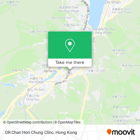 DR.Chan Hon Chung Clinc map