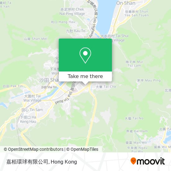 嘉栢環球有限公司 map