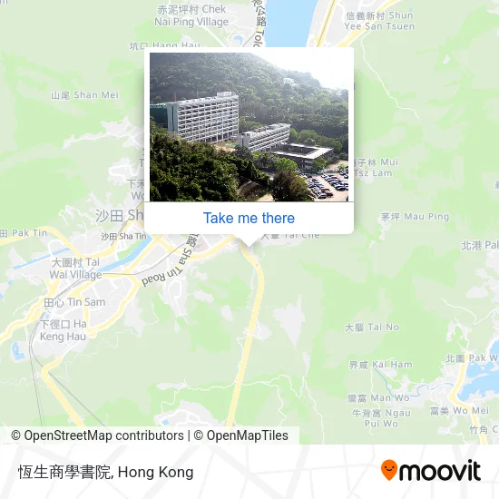 恆生商學書院地圖