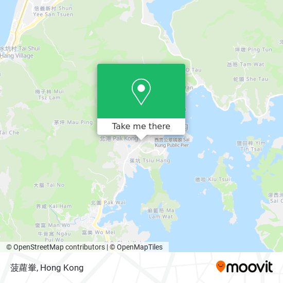 菠蘿輋地圖