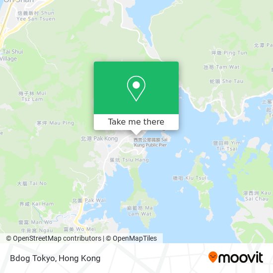 Bdog Tokyo map