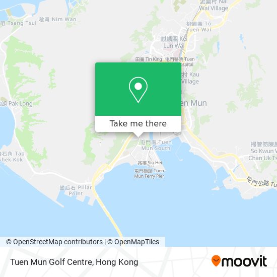 Tuen Mun Golf Centre map