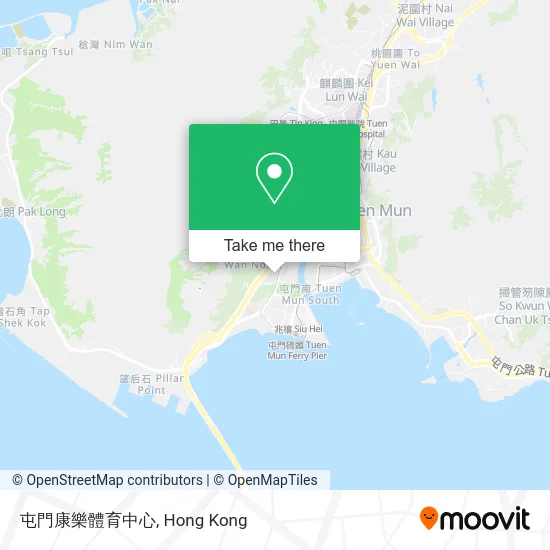 屯門康樂體育中心 map