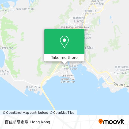 百佳超級市場 map