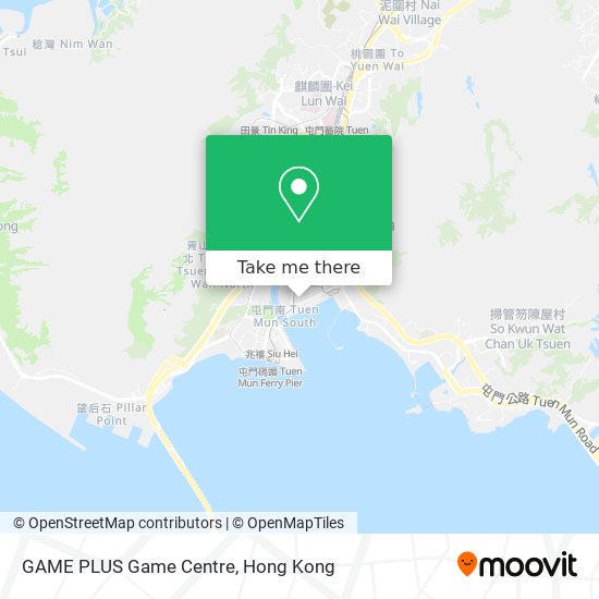 GAME PLUS Game Centre map