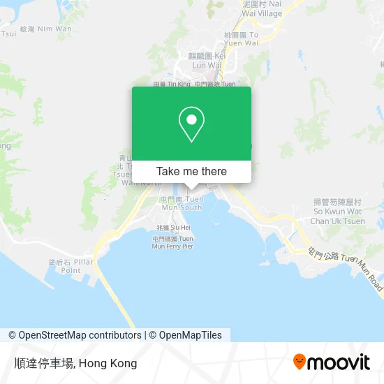 順達停車場 map