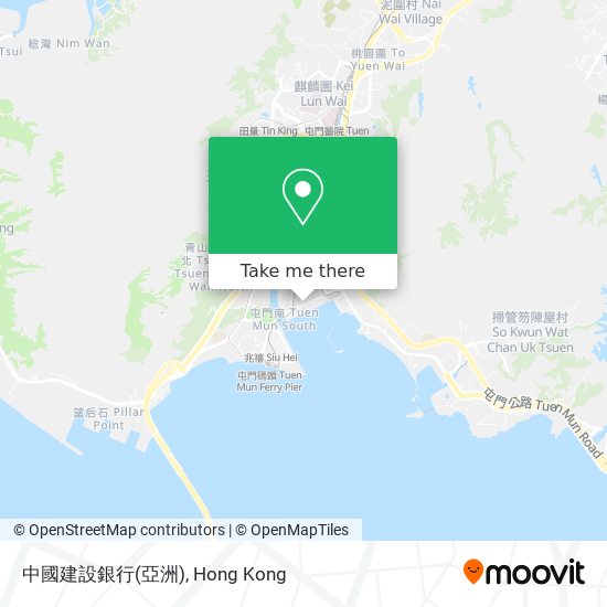 中國建設銀行(亞洲) map